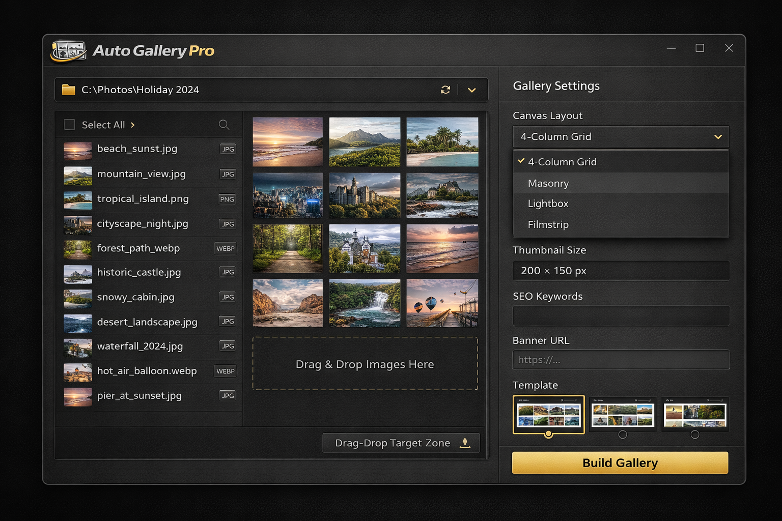 Auto Gallery Pro